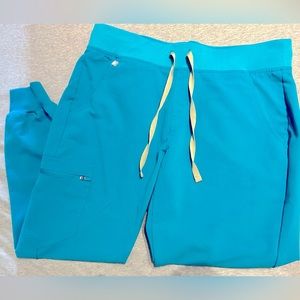 FIGS Zamora joggers - Size M Petite - teal (limited edition)